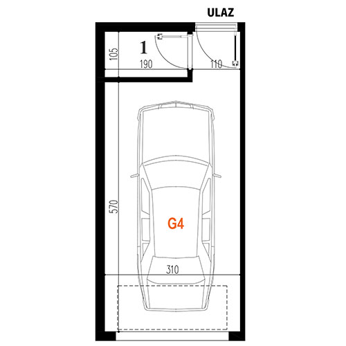 Garaža 4A (20m2)